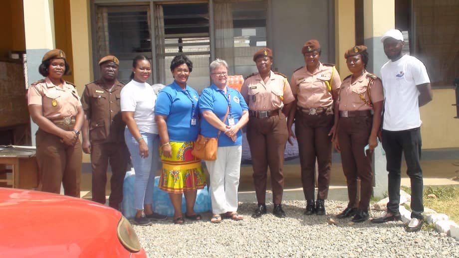 Donation to Senior Correction Center